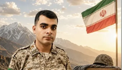 تشییع پیکر مطهر سرباز شهید ابوالفضل ملایی در عنبرآباد