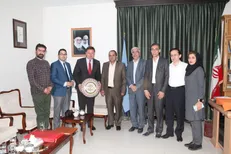 سفیر بلغارستان با رئیس دانشگاه بوعلی دیدار کرد