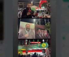 از بصره تا مشهد؛ برپایی موکب به یاد شهدای جبهه مقاومت و رهبر شهید انقلاب + فیلم