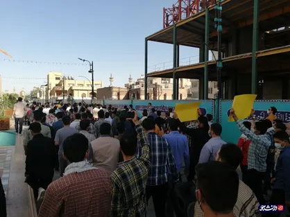 تجمع دانشجویان مشهدی در محکومیت عادی سازی روابط کشور&zwnj;های عربی با رژیم صهیونیستی + فیلم