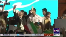 استقبال مردم یزد از سعید جلیلی در میدان امیر چقماق