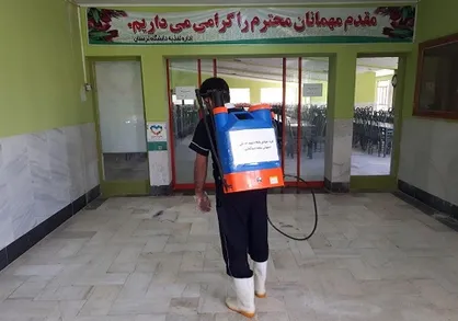 بخش&zwnj;های مختلف دانشگاه لرستان ضدعفونی شد