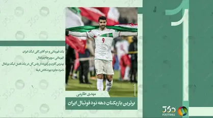 ۱۰ بازیکن برتر دهه نود؛ نفر اول مهدی طارمی