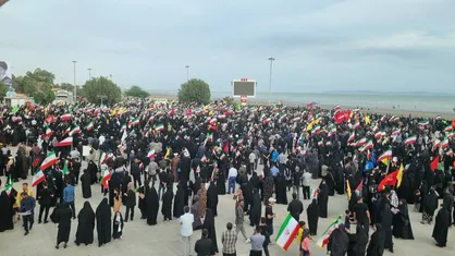 بیعت مردم بندرعباس با رهبر معظم انقلاب+فیلم