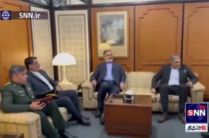 فرمانده نیروی دریایی ارتش به پاکستان سفر کرد + فیلم
