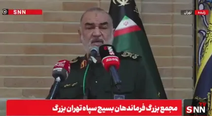 سرلشکر سلامی:&nbsp;دست برتر جنگ اطلاعاتی جمهوری اسلامی را نشان دادیم / نفوذ پذیری و پوسیدگی اسرائیل روشن است + فیلم