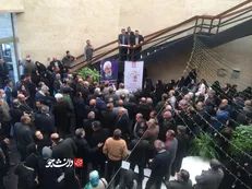 بازنشستگان علوم پزشکی مشهد در اعتراض به عدم پرداخت معوقاتشان تجمع کردند