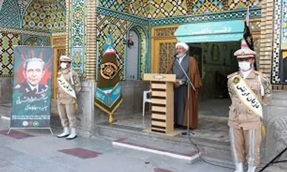 ادای احترام فرماندهان ارتش به مزار سپهبد شهید &laquo;قرنی&raquo;