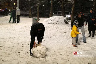 بارش برف در تهران