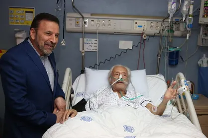 واعظی از &laquo;جمشید مشایخی&raquo; و &laquo;سید ضیاء الدین دری&raquo; عیادت کرد