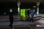 ضیافت افطاری در حرم حضرت معصومه(س)