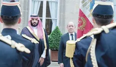 وزیر خارجه فرانسه با ولی عهد سعودی درباره پرونده هسته‌ای ایران گفتگو می‌کند