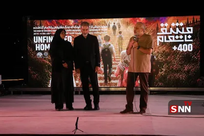 خانواده &laquo;ماکان نصیری&raquo; مهمان اختتامیه &laquo;مشق ناتمام&raquo;؛ گرامیداشت بیش از ۴۰۰ کودک شهید ایران + عکس