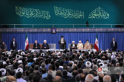 دیدار مسئولان نظام و سفرای کشورهای اسلامی با مقام معظم رهبری