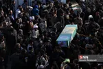 تشییع و تدفین پيكرشش شهید مدافع حرم در قم