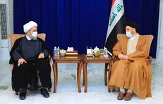 دیدار و رایزنی دبیر کل مجمع جهانی تقریب مذاهب با سید عمار حکیم