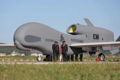 نظارت مستقیم رهبر کره شمالی بر آزمایش تسلیحات بدون سرنشین
