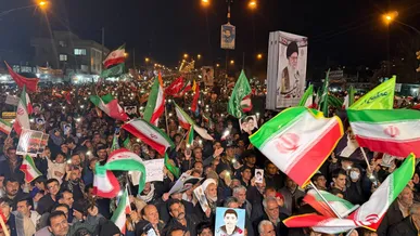 ندای الله اکبر در شب هفتم عزاداری امام خامنه‌ای در یاسوج طنین‌انداز شد+فیلم
