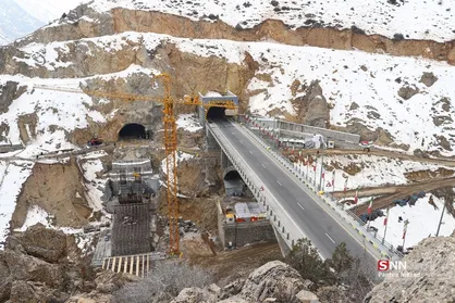 روند پیشرفت باند غربی منطقه 2 آزادراه تهران شمال توسط مهندسین و پیمانکاران توانمند کشور