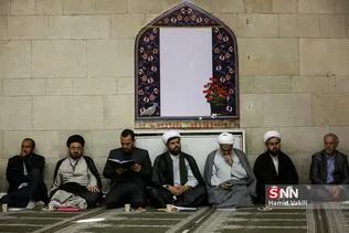 مراسم ختم پدر حجت الاسلام کلانتری معاون فرهنگی دانشجویی دانشگاه آزاد اسلامی