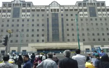 تجمع بازنشستگان فولاد کشوری مقابل مجلس