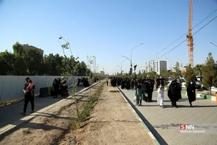 پیاده‌روی جاماندگان اربعین در استان قم