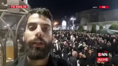 پس از اقامه نماز توسط آیت الله نوری همدانی، پیکر رهبر شهید برای مراسم خاکسپاری و تدفین به رواق دارالذکر صحن آزادی حرم مطهر رضوی منتقل می‌شود