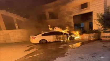 آتش زدن خودرو&zwnj;های فلسطینان توسط شهرک&zwnj;نشینان در کرانه باختری