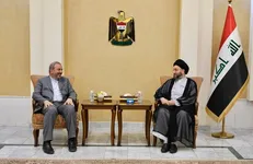 حکیم در دیدار سفیر ایران بر تقویت روابط بغداد و تهران تاکید کرد