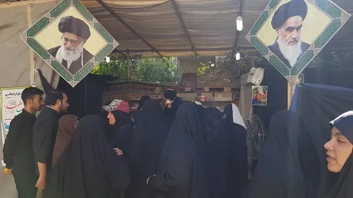 خدمت رسانی دانشجویان علوم پزشکی اهواز به زوار حسینی
