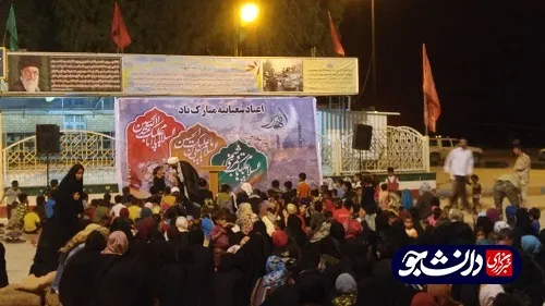 خدمت رسانی دانشجویان خوزستانی به سیل زدگان اسکان داده شده در یادمان شهدای هویزه