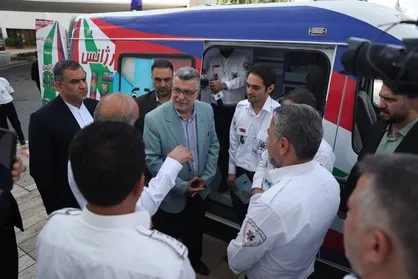 نخستین آمبولانس آموزش همگانی کشور به بهره&zwnj;برداری رسید