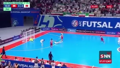 گل چهارم اندونزی به ایران/ فینال جام ملت&zwnj;های فوتسال آسیا/ ایران ۳ اندونزی ۴
