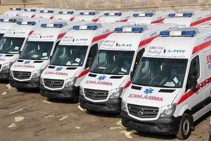 افزایش ناوگان آمبولانس در کرمان