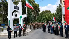 آیین گرامیداشت روز پرچم در دانشگاه منابع طبیعی گرگان برگزار شد + فیلم