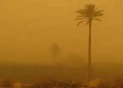 وزش باد شدید و وقوع گرد و خاک در خوزستان و بوشهر طی امروز