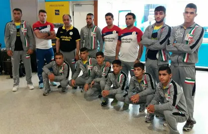 وزن کشی ۵ وزن دوم کشتی فرنگی نوجوانان جهان برگزار شد