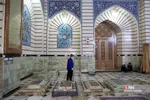  ضد عفونی کردن حرم حضرت فاطمه معصومه(س)