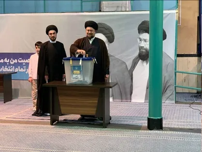 سیدحسن خمینی در انتخابات شرکت کرد+فیلم