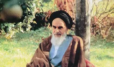 شوخی امام خمینی(ره) با رضا پهلوی + فیلم
