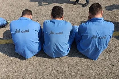 دستگیری یک نفر از اراذل و اوباش فضای مجازی در خیابان مدنی تهران