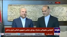 قالیباف: چنانچه دولت لبنان یک کریدور هوایی مستقیم برقرار نماید آماده ارسال همه جانبه این کمک‌ها هستیم