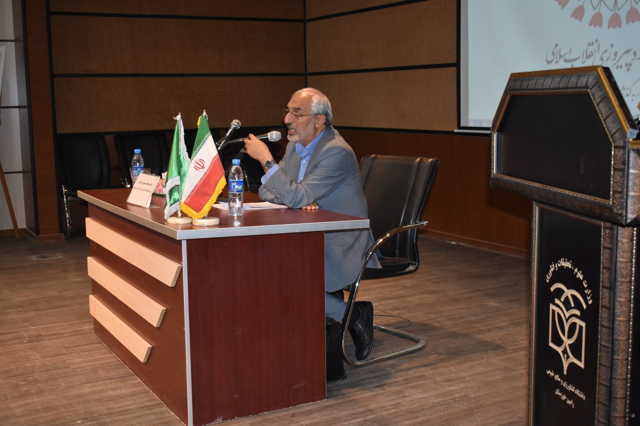 مراسم معارفه انجمن اسلامی دانشجویان دانشگاه رامین خوزستان با حضور زاهدی