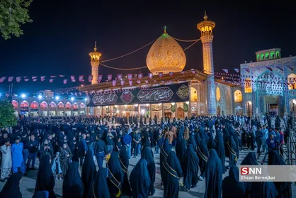 لاله گردانی شب شام غریبان در شیراز