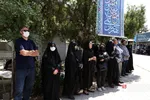 تشییع و تدفین پیکر نادر طالب‌زاده در بهشت زهرا(س)