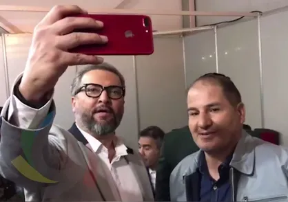 فیلم/ شوخی&zwnj; میناوند با استاداسدی&zwnj; و&zwnj; عابدزاده در پشت صحنه برنامه نوروزی