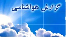 پیش بینی وزش باد و بارش‌های پراکنده در یزد