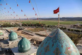 مسجد جمکران در شب نیمه شعبان 