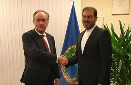 دیدار معاون وزیر خارجه ایران با مدیرکل سازمان منع سلاح&zwnj;های شیمیایی