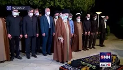 رهبر انقلاب شامگاه دوشنبه بر پیکر استاد فاطمی&zwnj;نیا نماز اقامه کردند